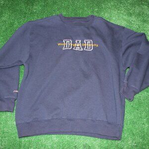 West Virginia University "Dad" crewneck sweatshirt WVU Mountaineers